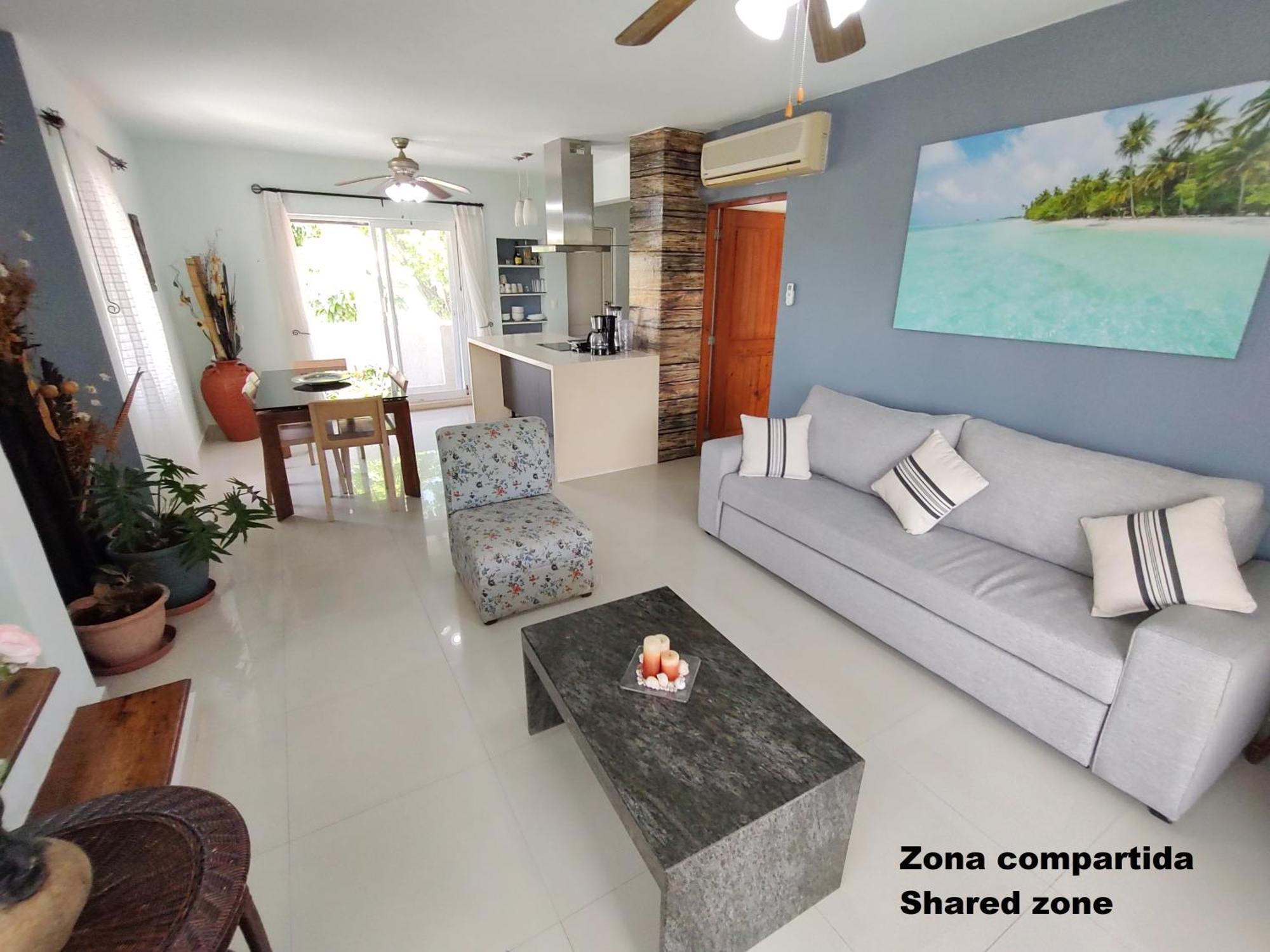 Private Rooms In A Hotel-Type Apartment - Super Located Puerto Aventuras Bagian luar foto