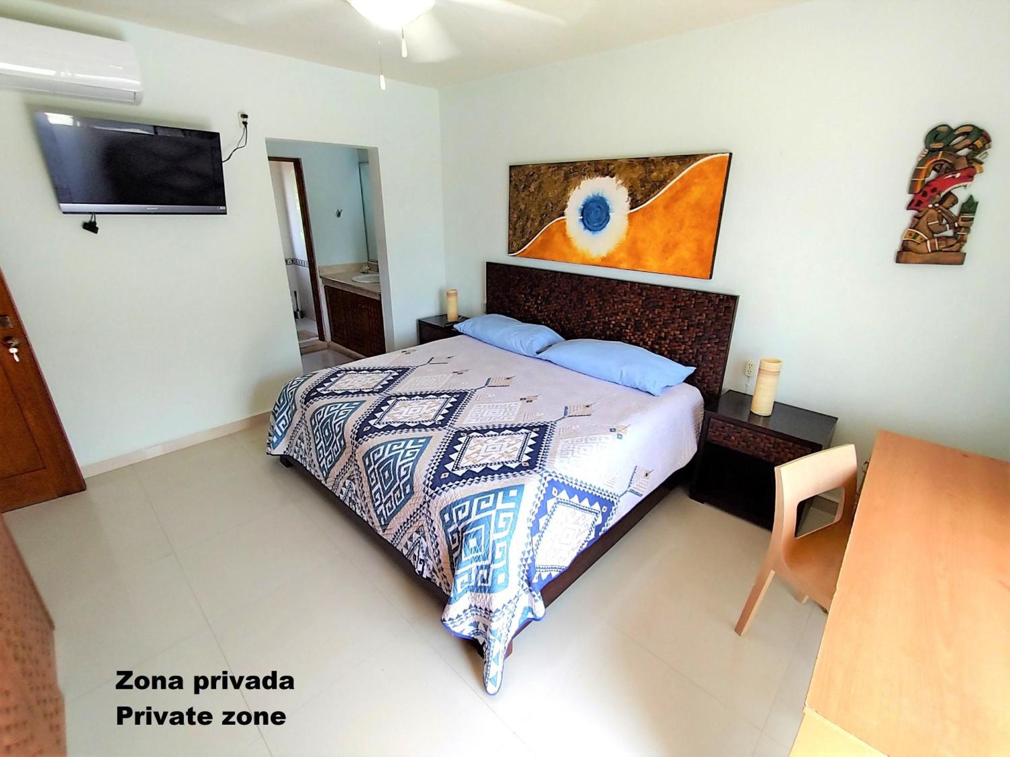 Private Rooms In A Hotel-Type Apartment - Super Located Puerto Aventuras Bagian luar foto